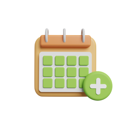 Free Calendar  3D Icon