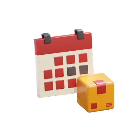 Free Calendario de entregas  3D Icon