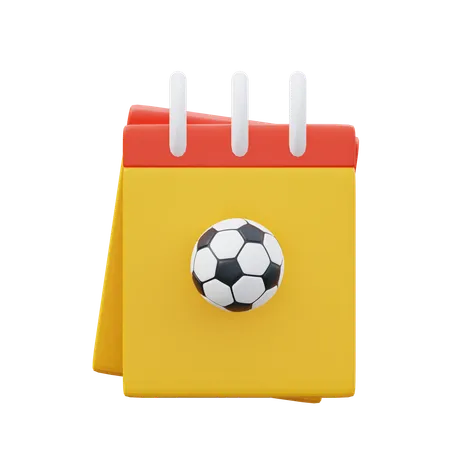 Free Calendário de futebol  3D Icon