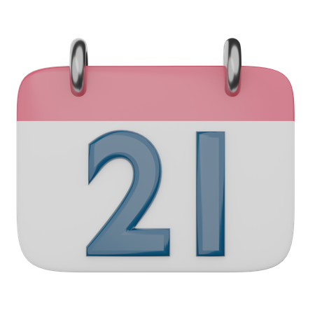 Free Calendario del día  3D Icon