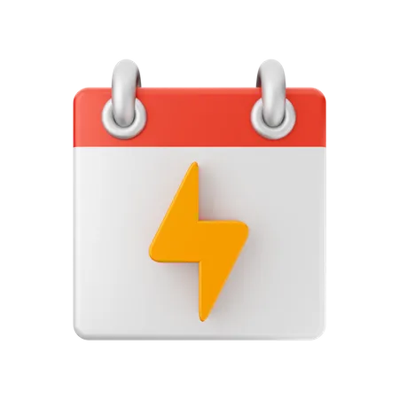Free Calendario energético  3D Icon