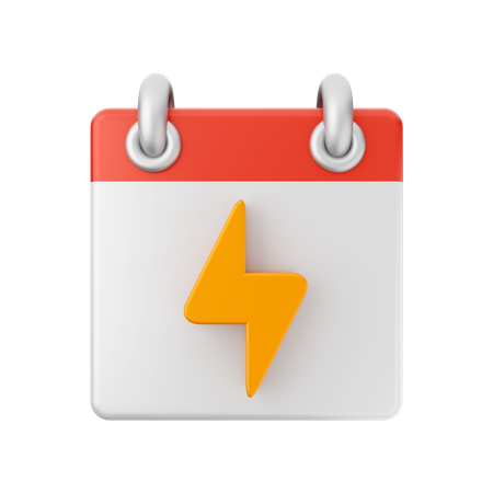 Free Calendário energético  3D Icon