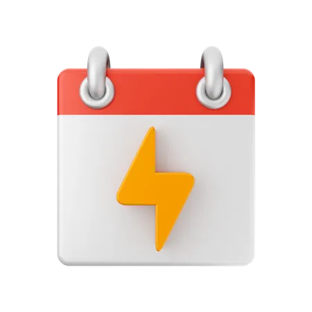 Free Calendário energético  3D Icon