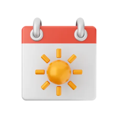 Free Calendrier solaire  3D Icon