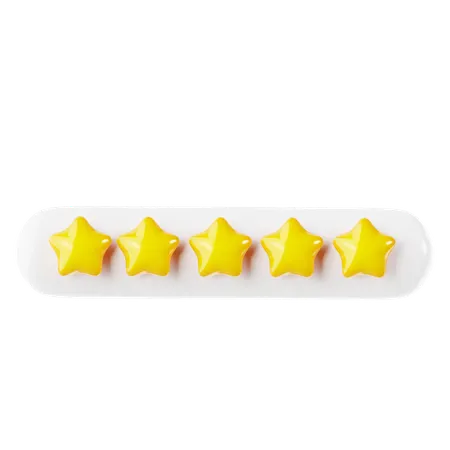 Free Calificación de cuatro estrellas  3D Icon