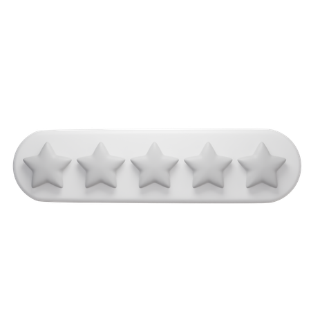 Free Calificación de estrellas  3D Icon