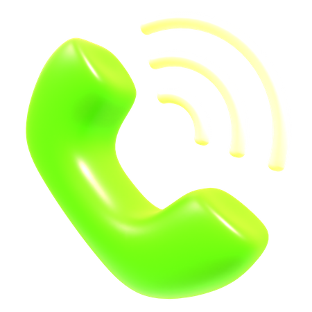 Free Call Ringing  3D Icon