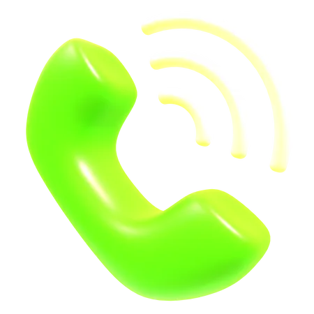 Free Call Ringing  3D Icon