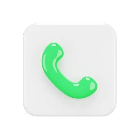 Free Calling App  3D Logo