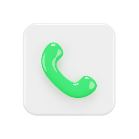 Free Calling App  3D Icon