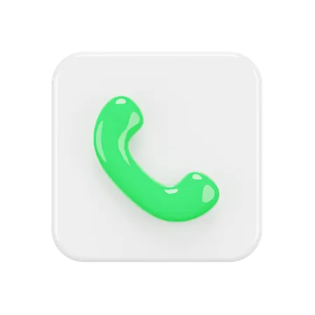 Free Calling App  3D Icon