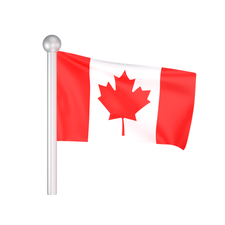 Free Canada Flag  3D Icon