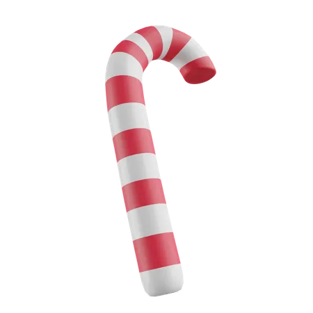 Free Candy cane  3D Icon