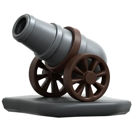 Free Cannon  3D Icon