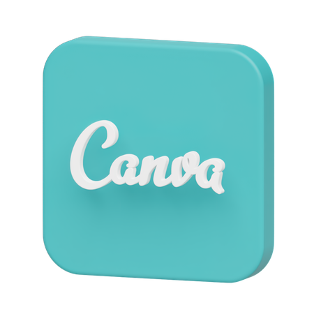 Free Canva Logo 3D Illustration