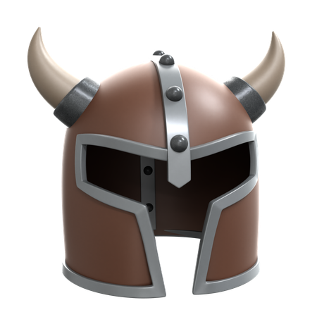 Free Capacete viking  3D Icon