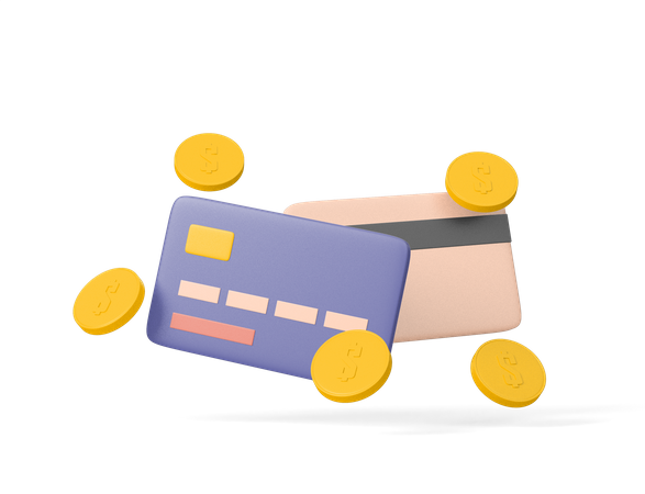 Free Card Payment  3D Icon