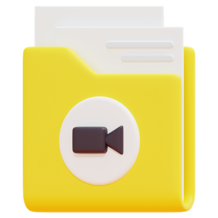 Free Carpeta de videos  3D Icon