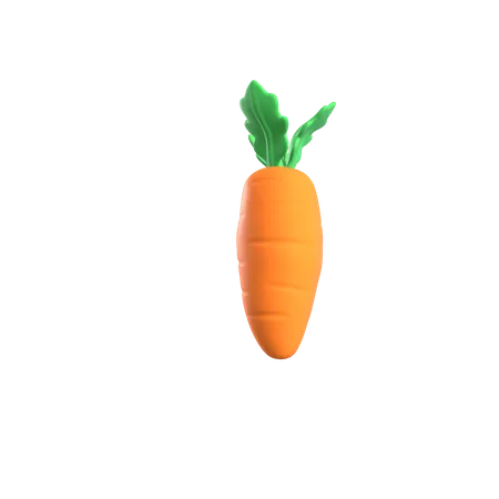 Free Carrot  3D Icon