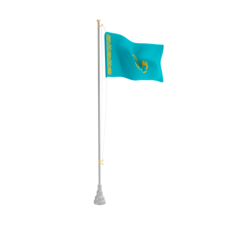 Free Cazaquistão  3D Flag