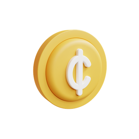 Free Cedis  3D Icon