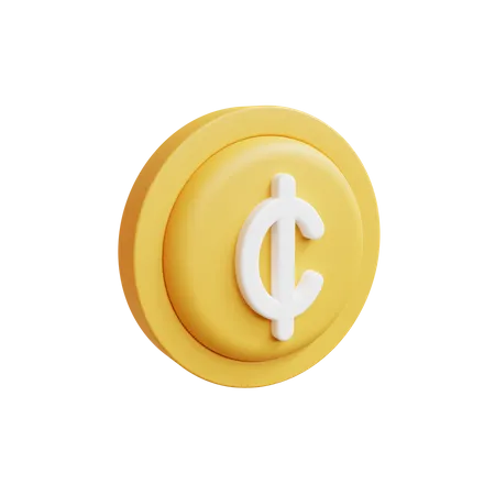 Free Cedis  3D Icon