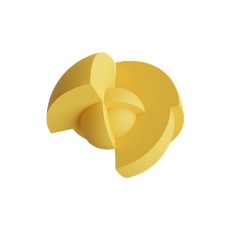 Free Cell shaped sphere  3D Icon