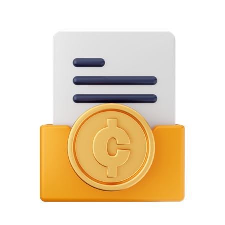 Free Cent Folder  3D Icon