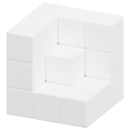 Free Center Focus Cube  3D Icon