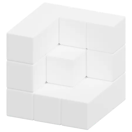 Free Center Focus Cube  3D Icon