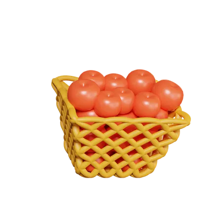 Free Canasta de manzanas  3D Icon