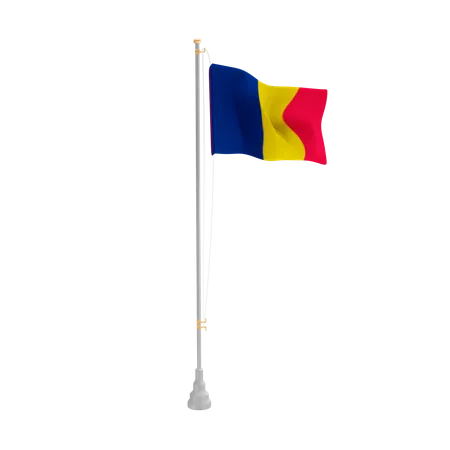 Free Chad  3D Flag