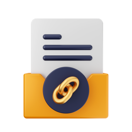 Free Chain Folder  3D Icon