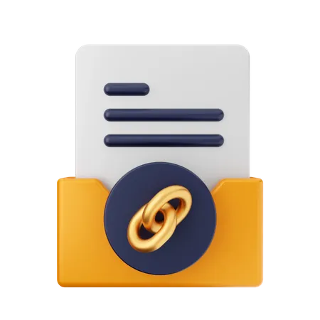 Free Chain Folder  3D Icon