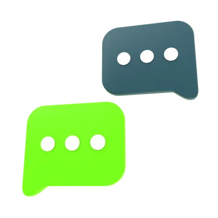 Free Chat  3D Icon