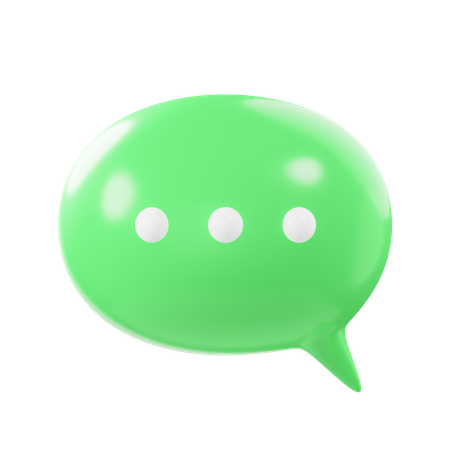 Free Chat  3D Icon