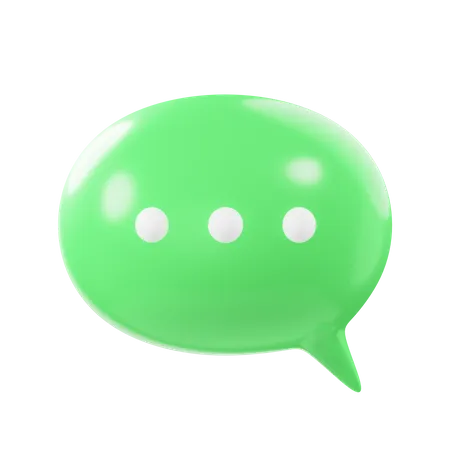 Free Chat  3D Icon