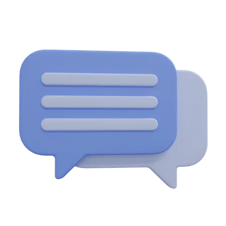 Free Chat  3D Icon