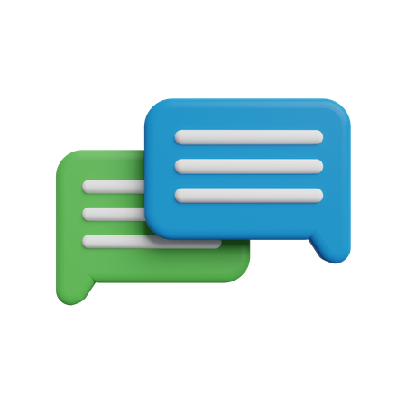 Free Chat  3D Icon