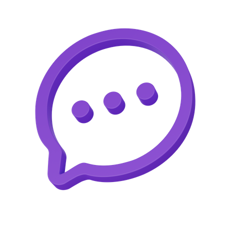 Free Chat  3D Icon