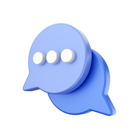 Free Chat  3D Icon