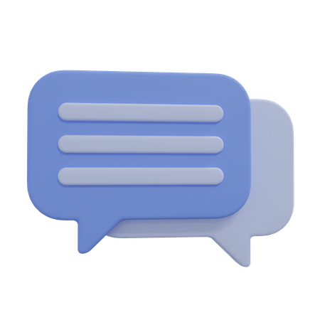 Free Chat  3D Icon