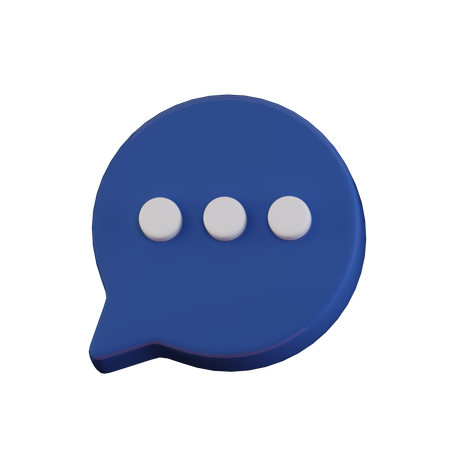 Free Chat Bubble  3D Icon