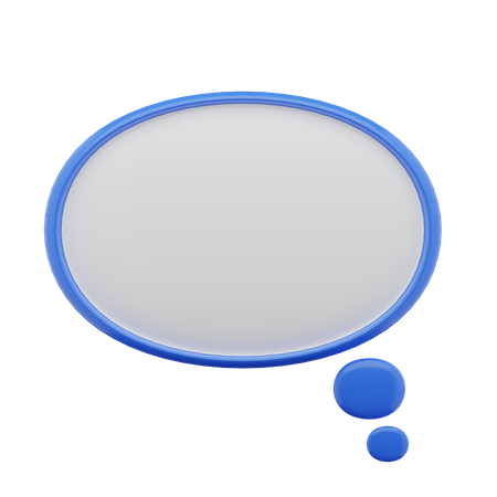 Free Chat Bubble  3D Icon