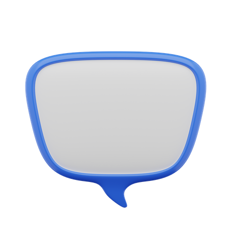 Free Chat Bubble  3D Icon