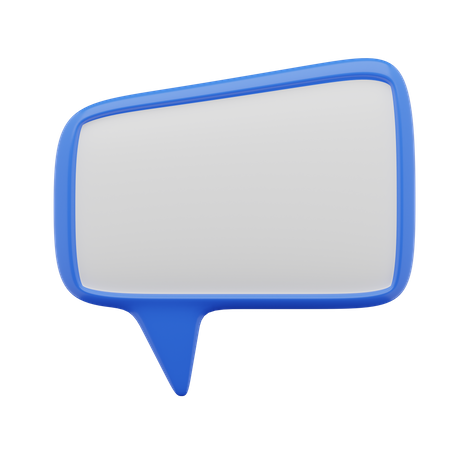 Free Chat Bubble  3D Icon