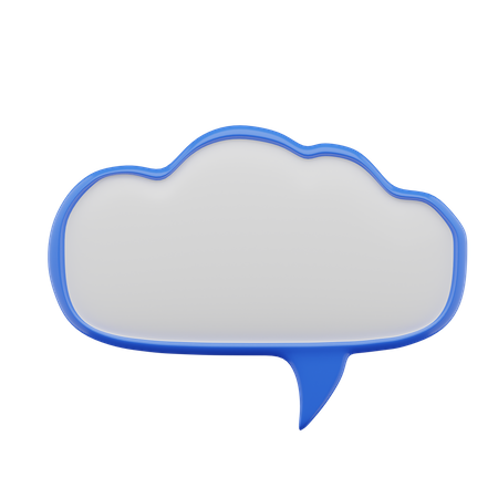 Free Chat Bubble  3D Icon