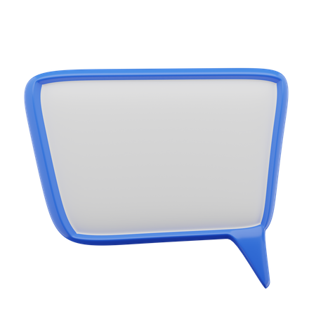 Free Chat Bubble  3D Icon