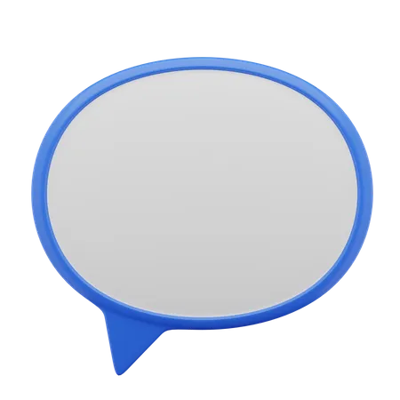 Free Chat Bubble  3D Icon