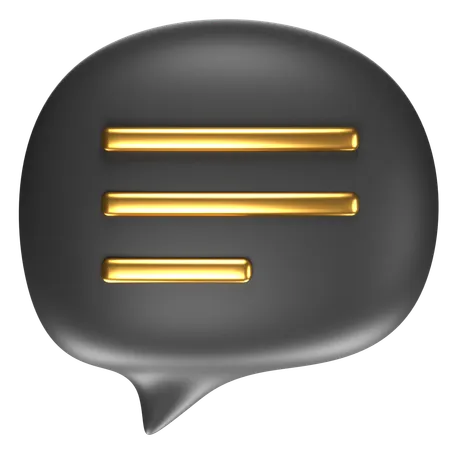 Free Chat Bubble  3D Icon